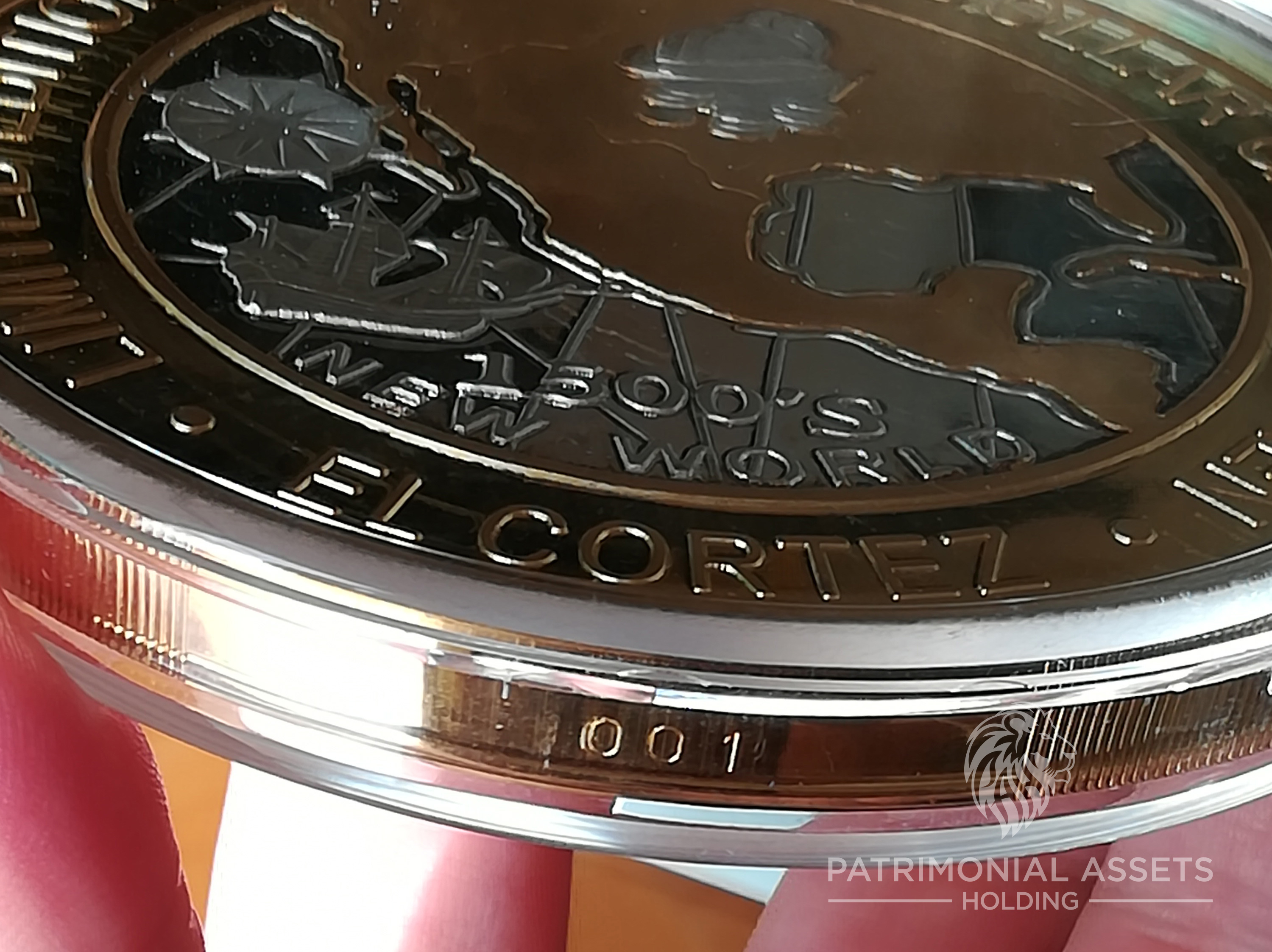 1500's New World — 2004 — 24k HGE — Mint S — Serial #001 — Edge serial