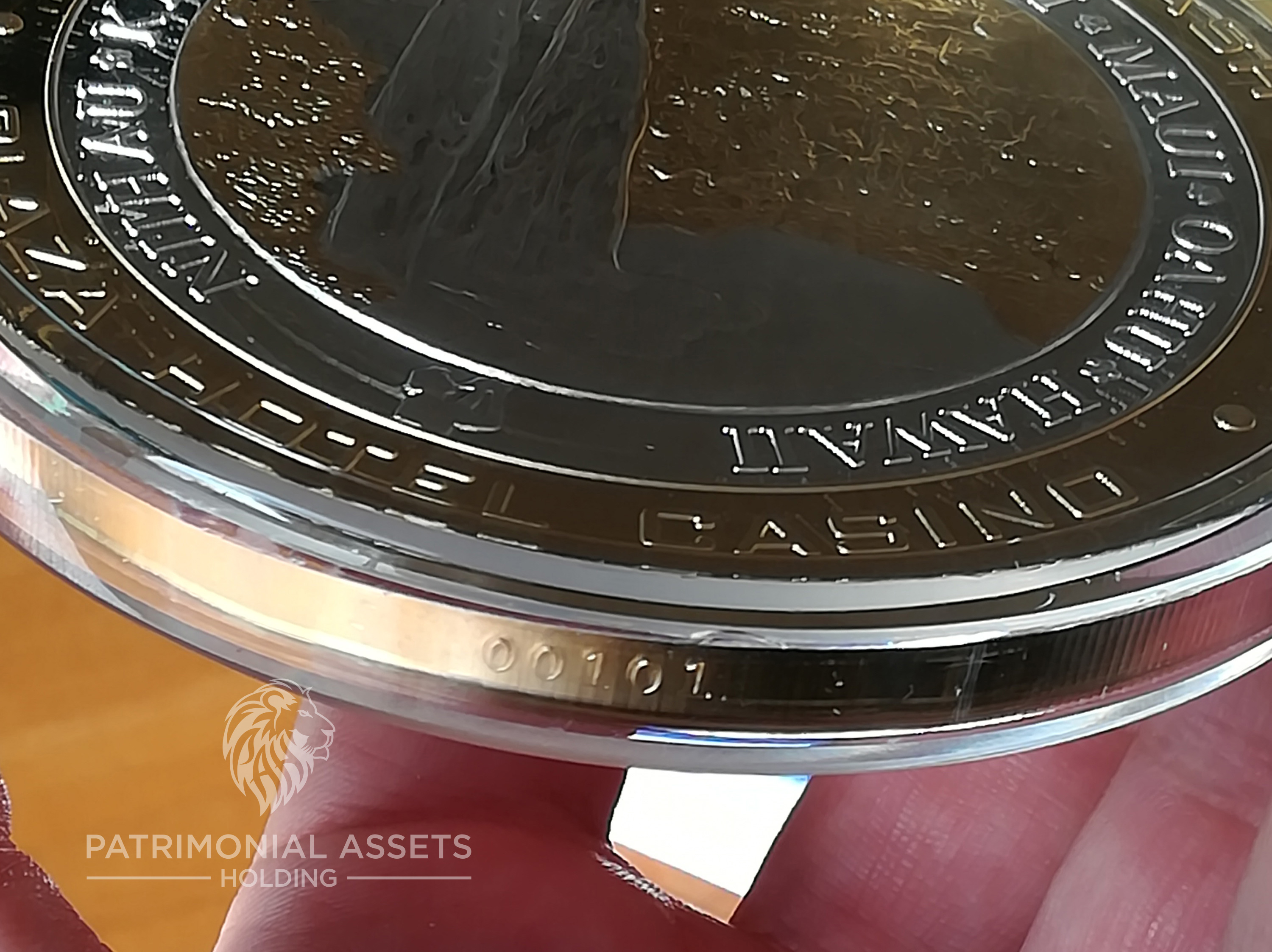 Hawaii - Cascada de agua Silver — 2004 — 24k HGE — Mint G — Serial #101 — Edge serial