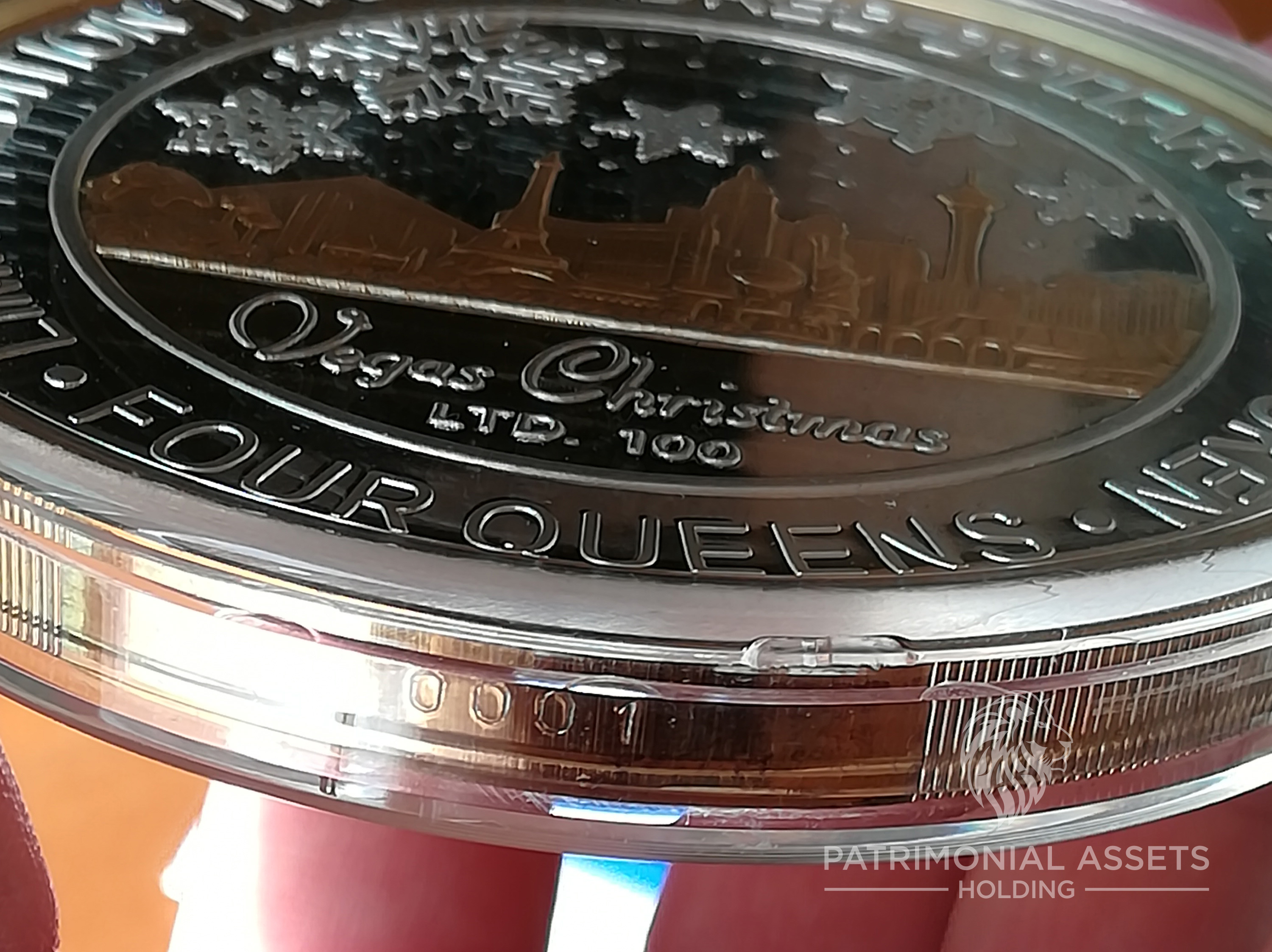 Vegas Christmas LTD.100 — 2004 — 24k HGE — Mint S — Serial #0001 — Edge serial