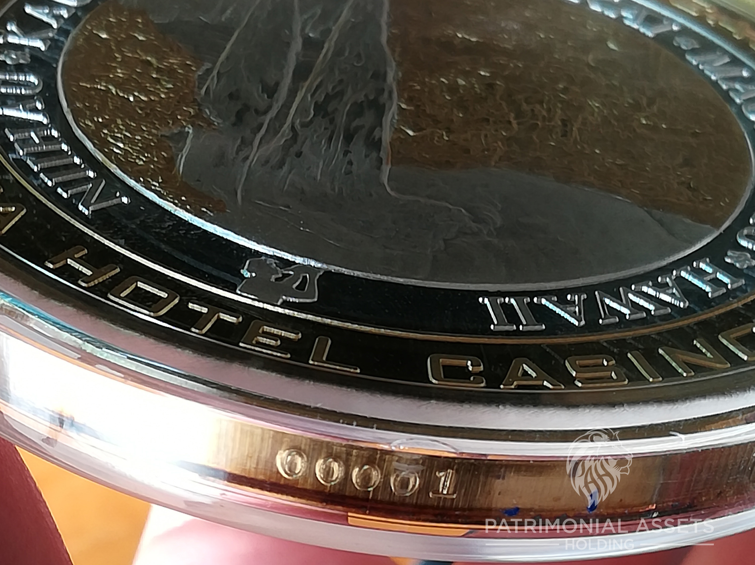 Hawaii - Cascada de agua Silver — 2004 — 24k HGE — Mint G — Serial #001 — Edge serial