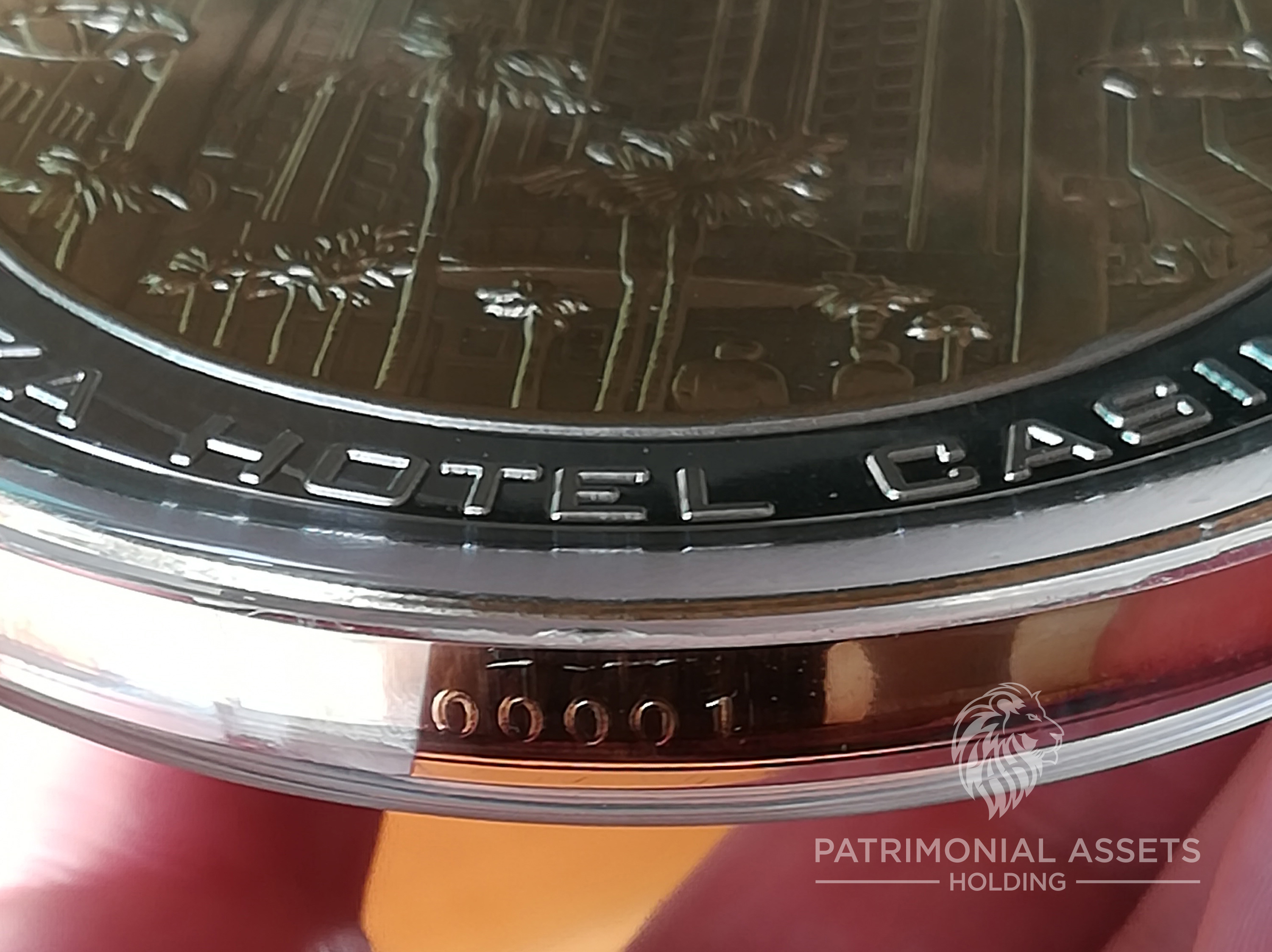 Casino Building — 2001 — 24k HGE — Mint G — Serial #00001 — Edge serial