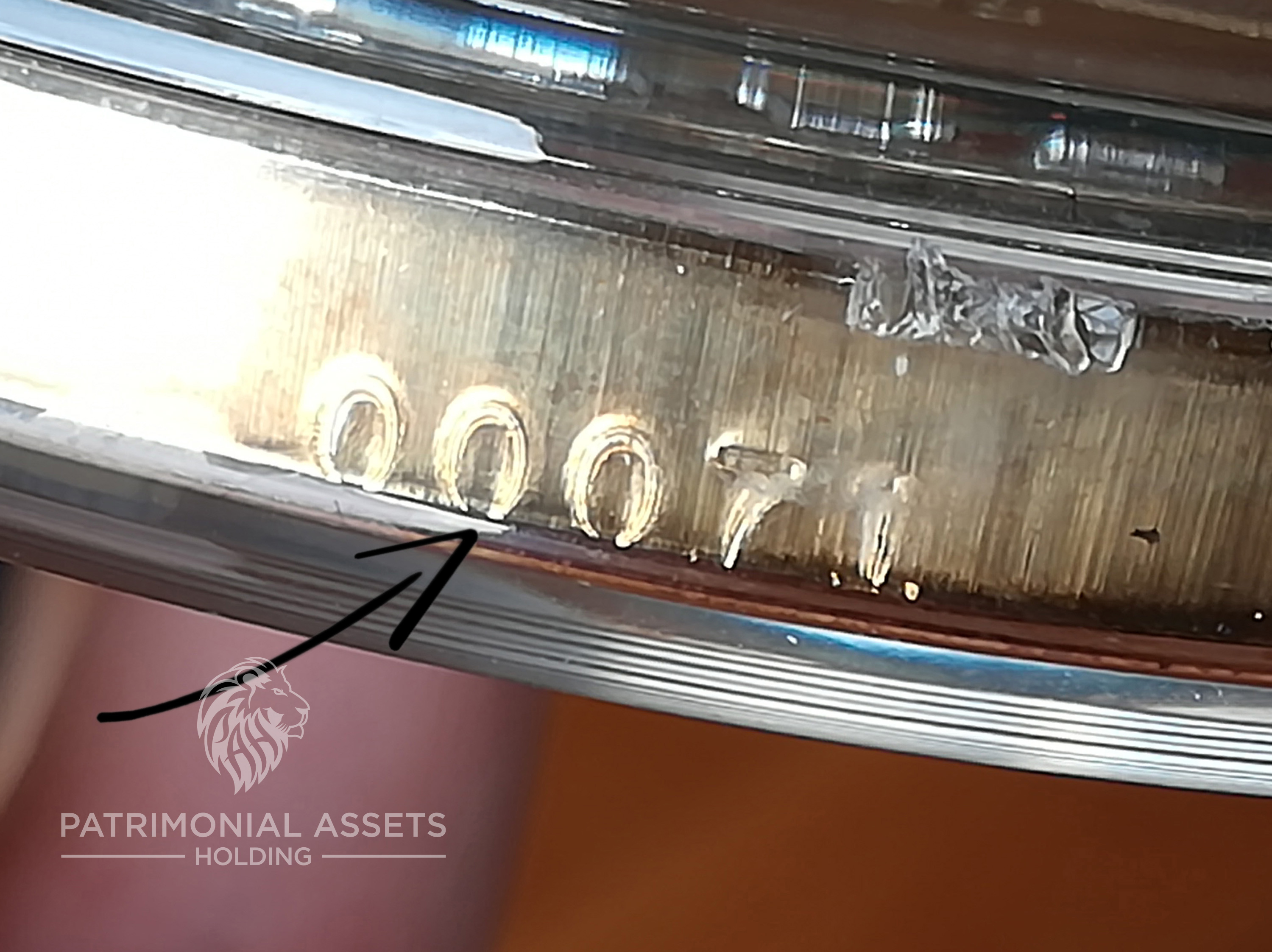 (Die Error) Silver Strike Machine ltd.200 — 2004 — 24k HGE — Mint G — Serial #071 — Edge serial