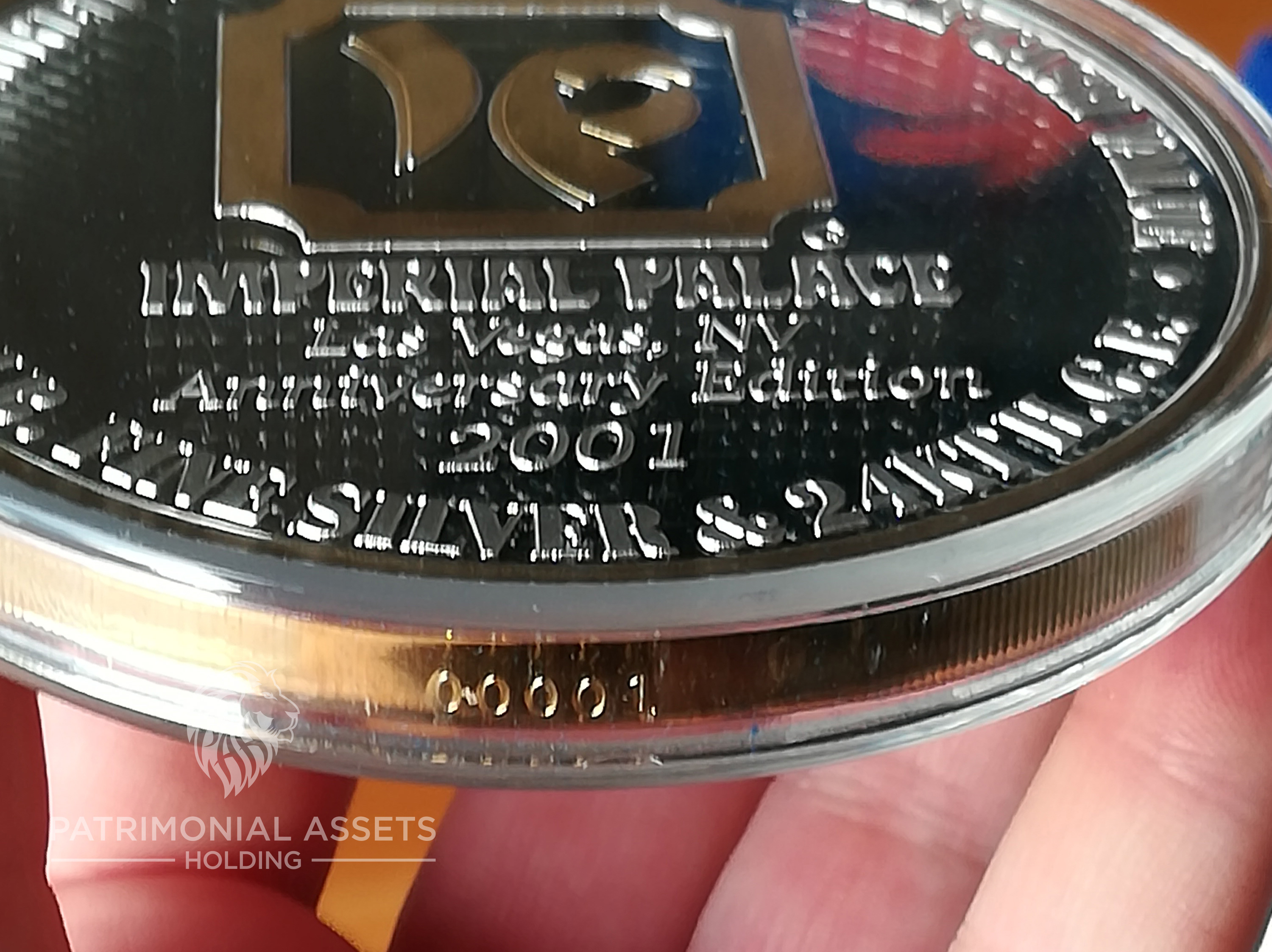 25 Years — 2001 — 24k HGE — Mint G — Serial #00001 — Edge serial