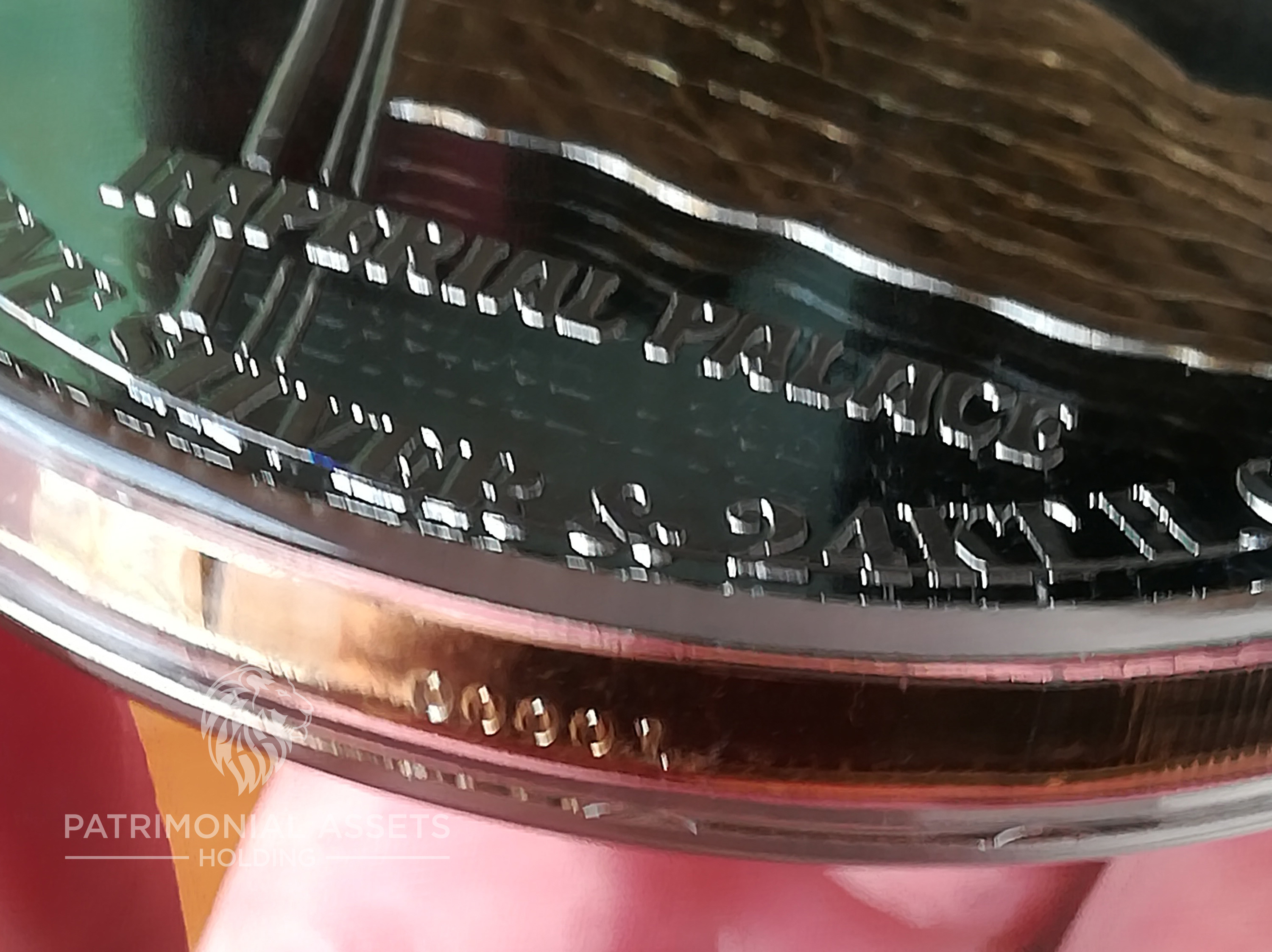 American Flag — 2002 — 24k HGE — Mint G — Serial #00001 — Edge serial