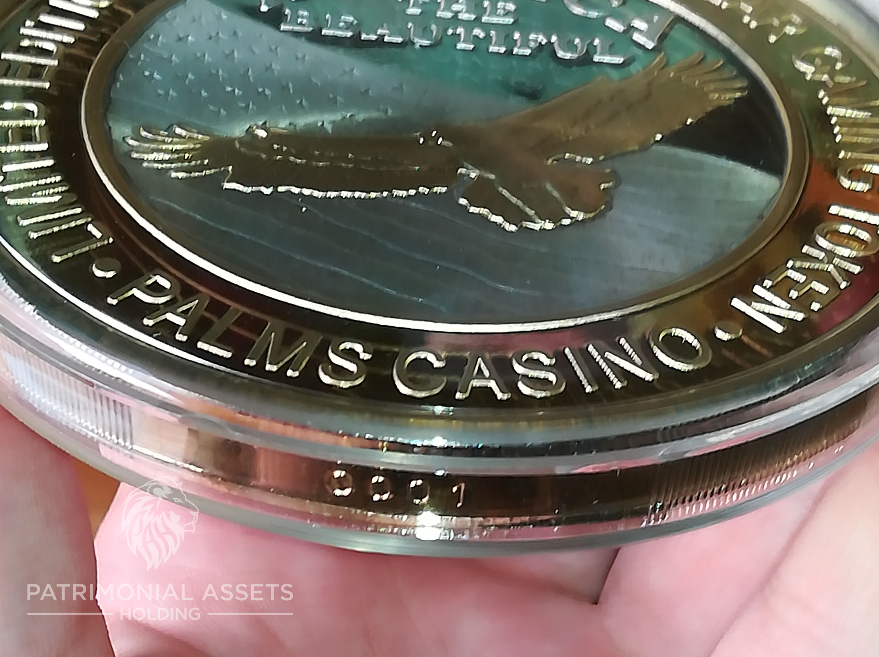 America the Beautiful — 2004 — 24k HGE — Mint S — Serial #0001 — Edge serial