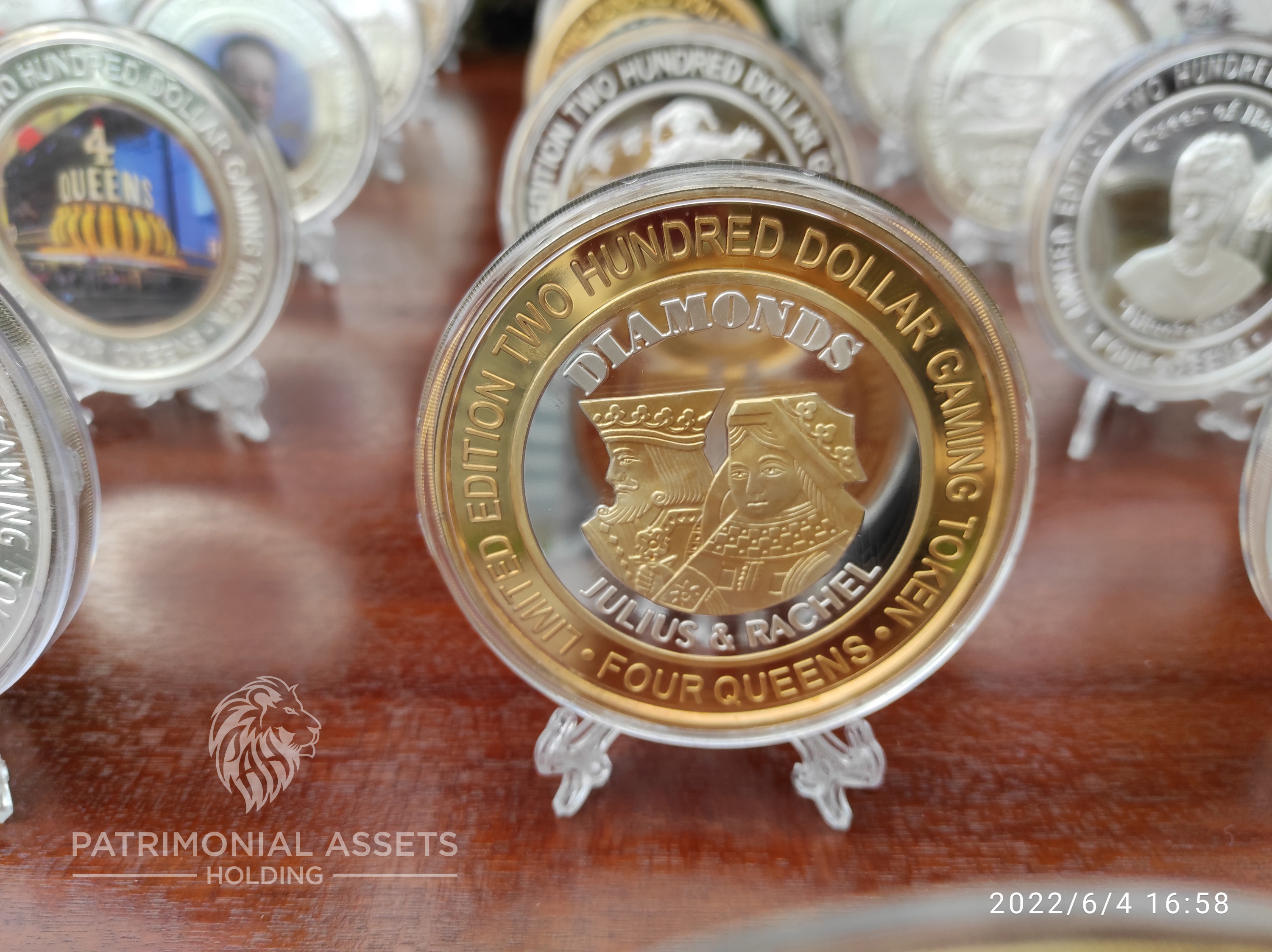 Diamonds - Julius & Rachel — 2003 — 24k HGE — Mint S — Serial #0002