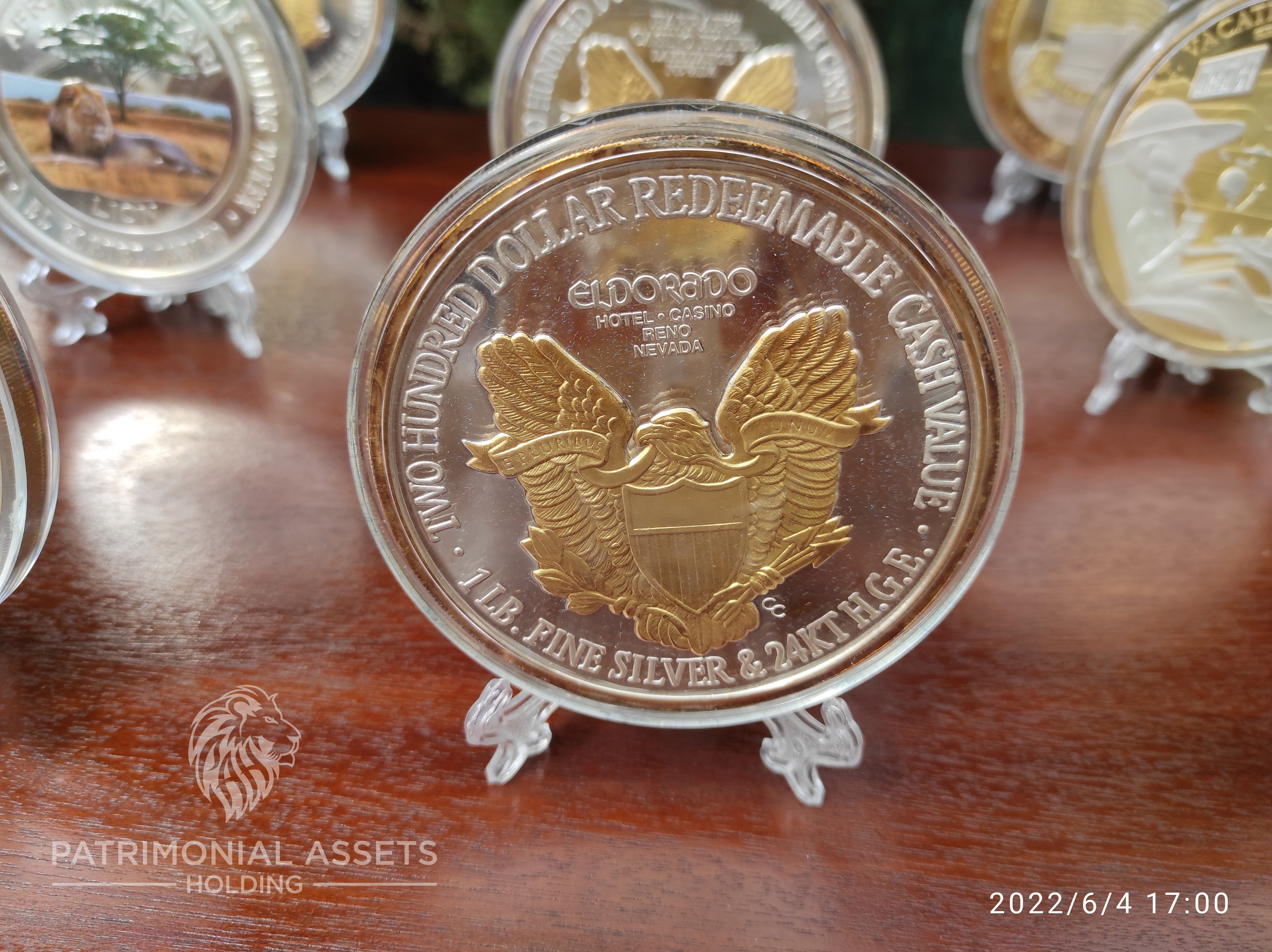 Walking Liberty 1995 Eldorado — 1995 — 24k HGE — Mint CC — Serial #00001