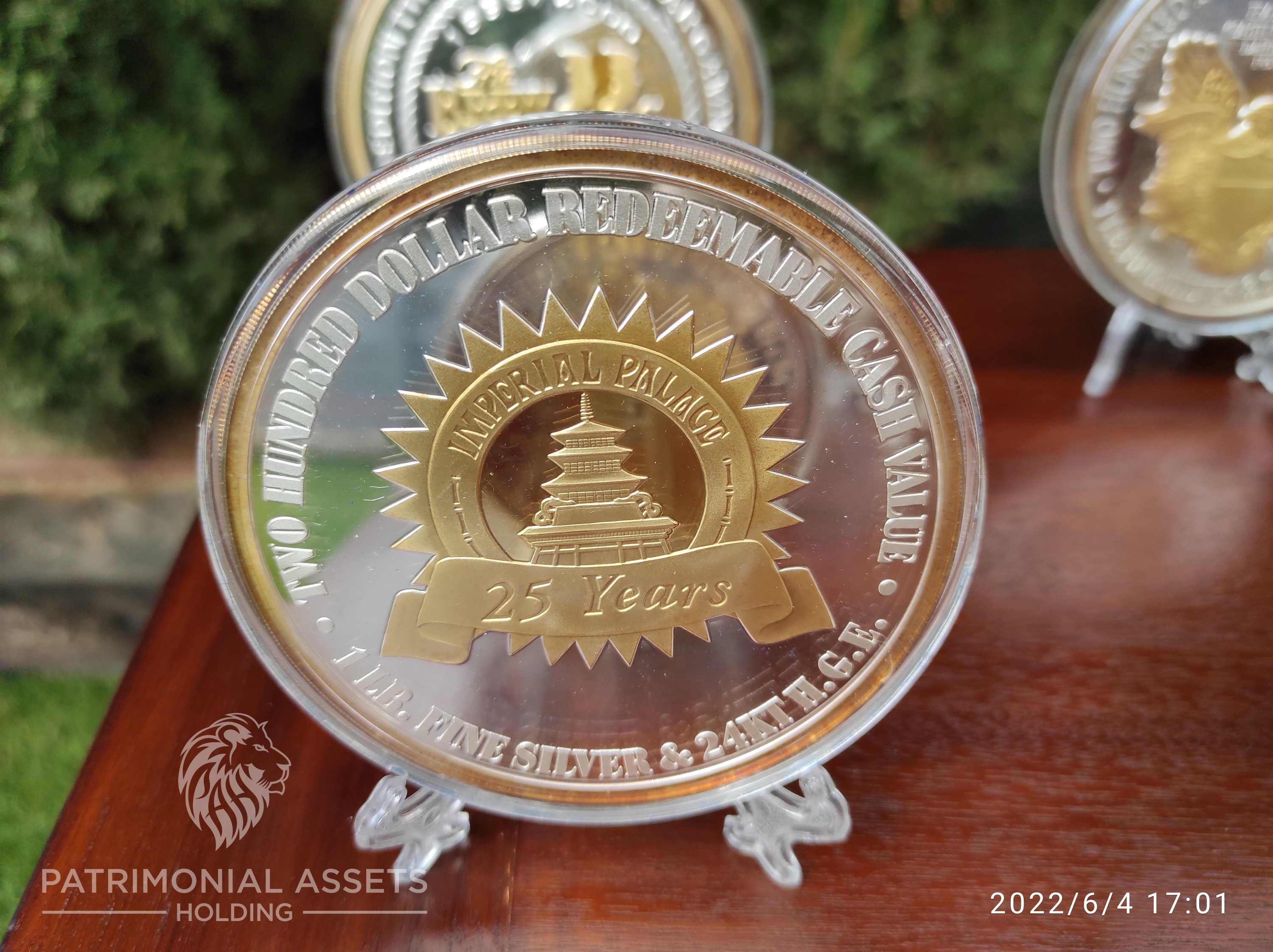 25 Years — 2001 — 24k HGE — Mint G — Serial #00001