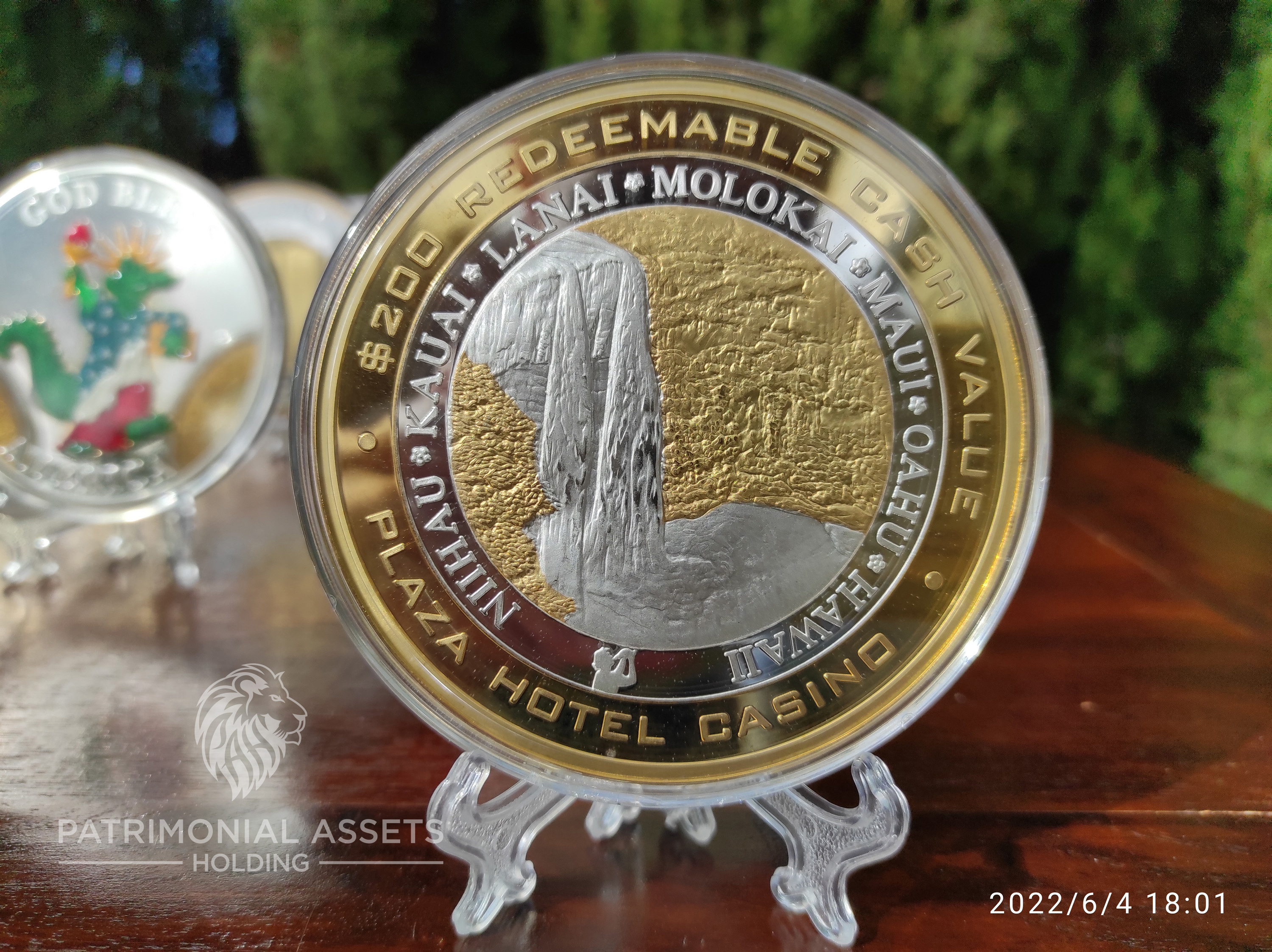 Hawaii - Cascada de agua Silver — 2004 — 24k HGE — Mint G — Serial #001