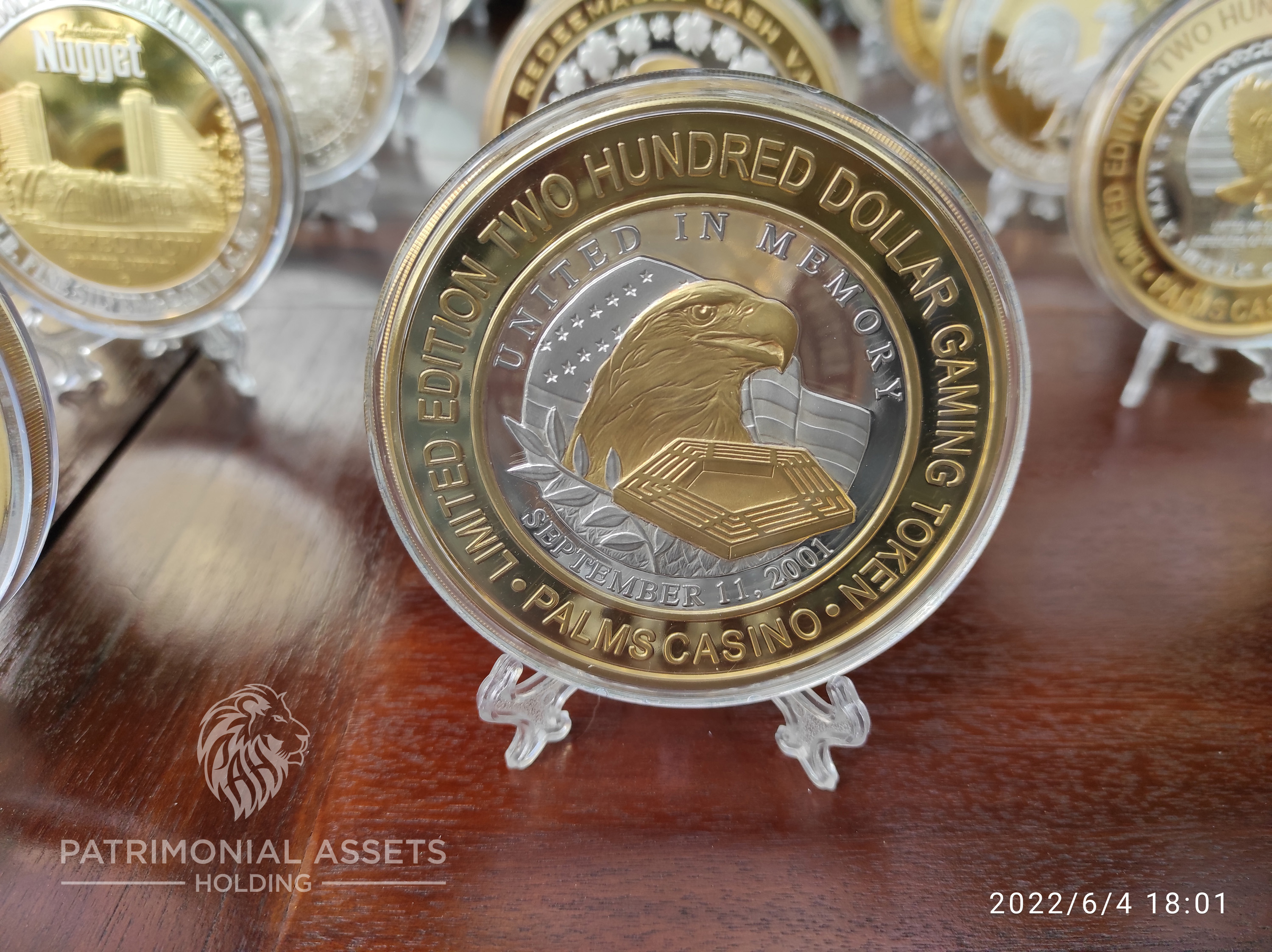 Pentagono - United In Memory — 2003 — 24k HGE — Mint S — Serial #035