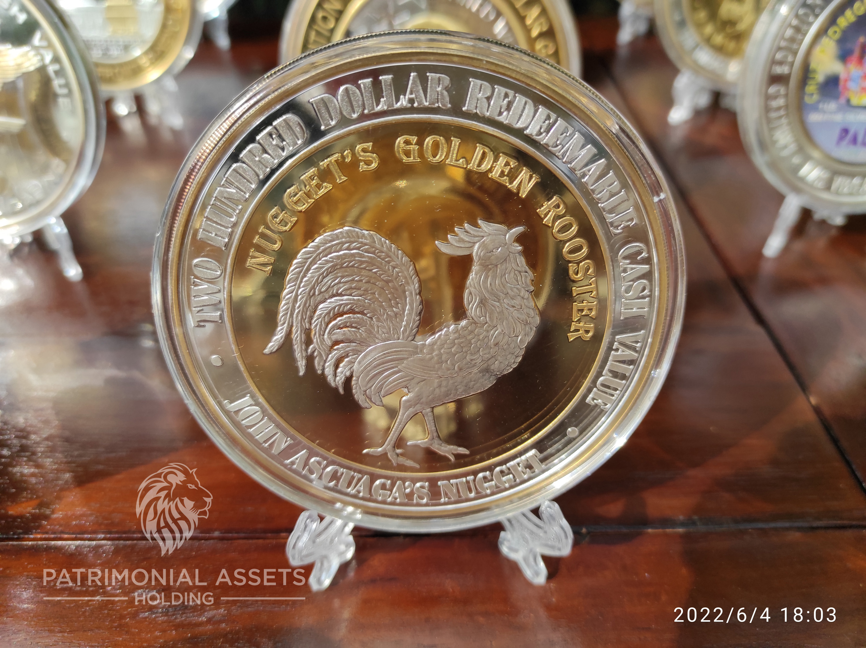 Nugget's Golden Rooster (Rooster) — 2003 — 24k HGE — Mint G — Serial #153