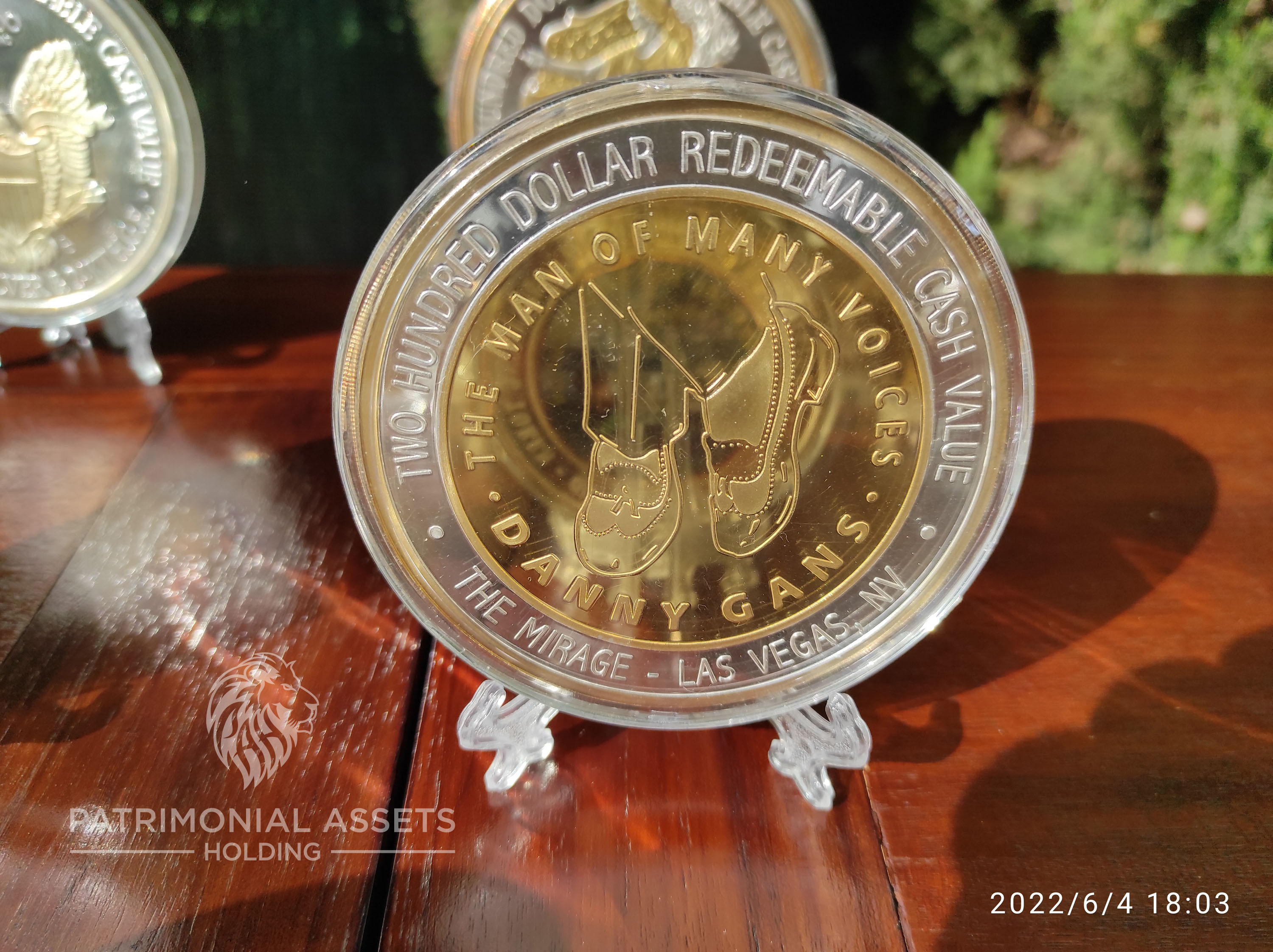 Danny Gans shoes — 2002 — 24k HGE — Mint G — Serial #00467